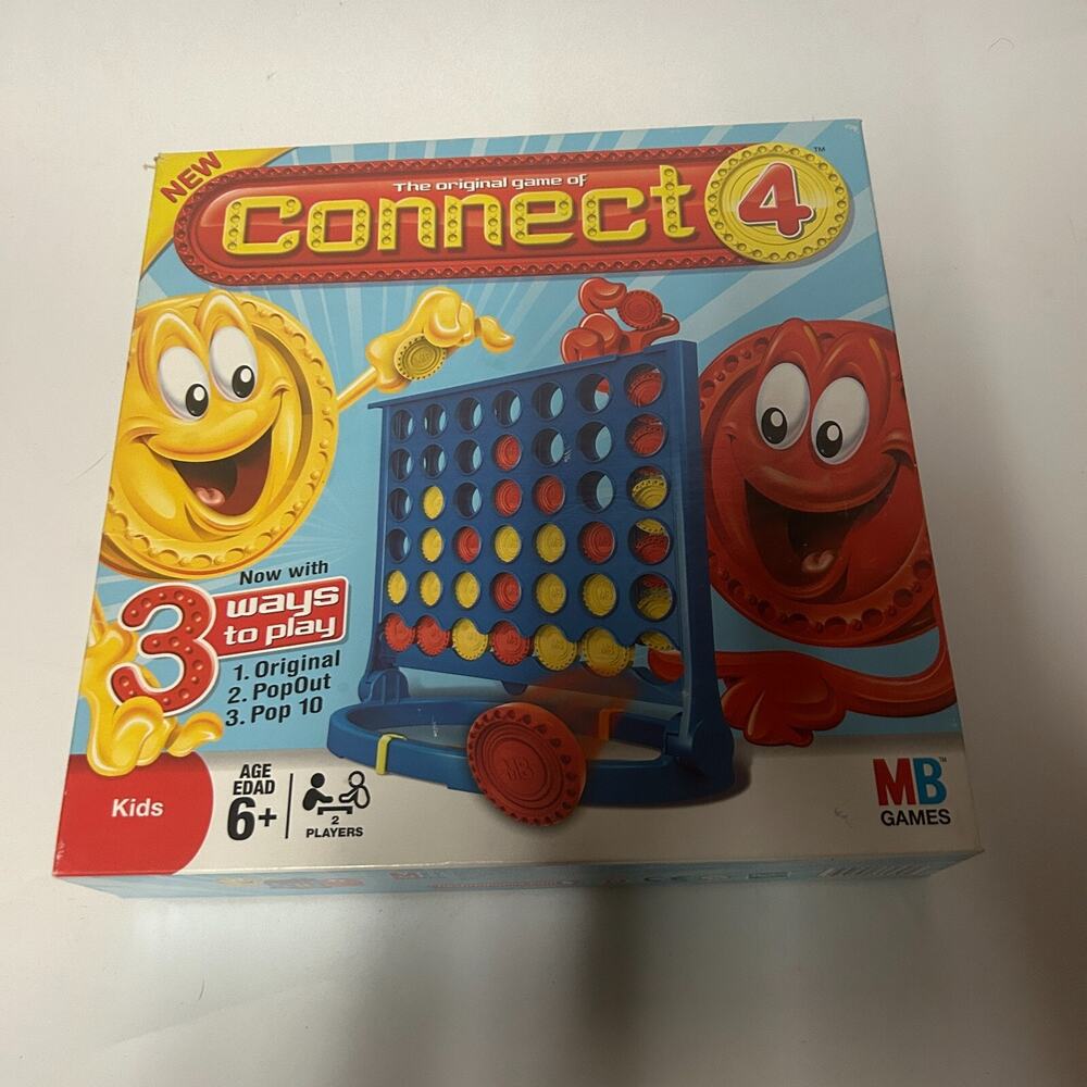 Connect 4 Game 3 Ways to Play Hasbro 2008